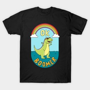 Dinosaur ok boomer T-Shirt